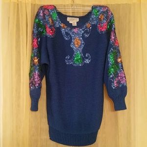 Nannell super sequin sweater, so 80s vintage